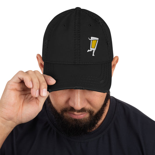 Distressed Happy's Running Club Dad Hat